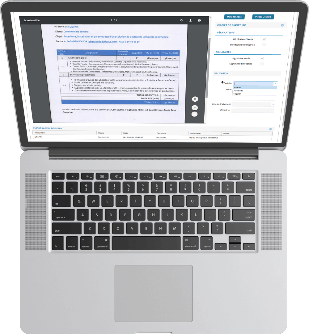 Vérification Document Karaz eSign Karaz eSign