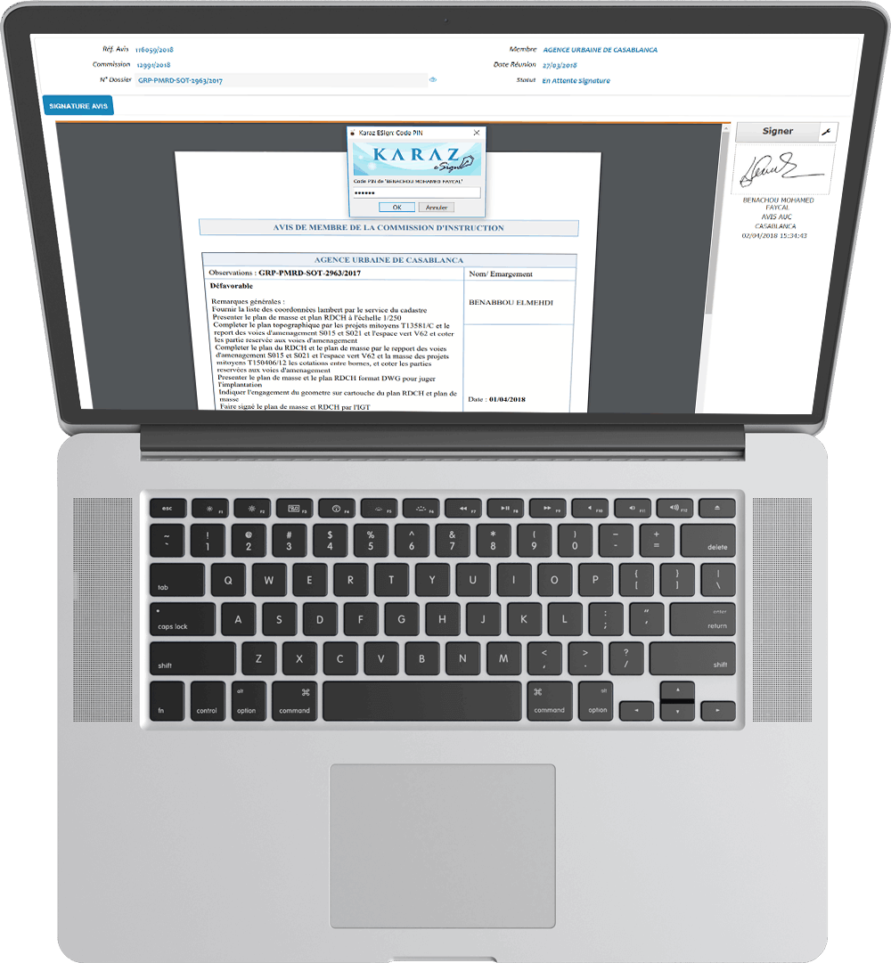 e-Signature document Karaz eSign Karaz eSign